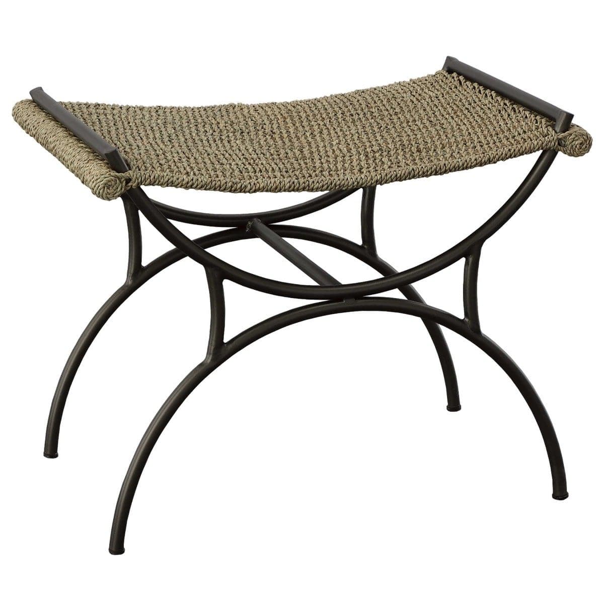 Uttermost Living Playa Seagrass Small Bench House of Isabella UK