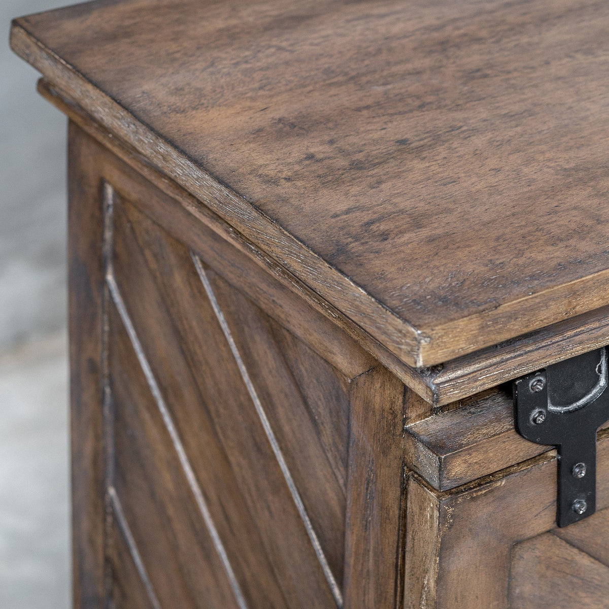 Uttermost Living Primalia Barn Door Media Console House of Isabella UK