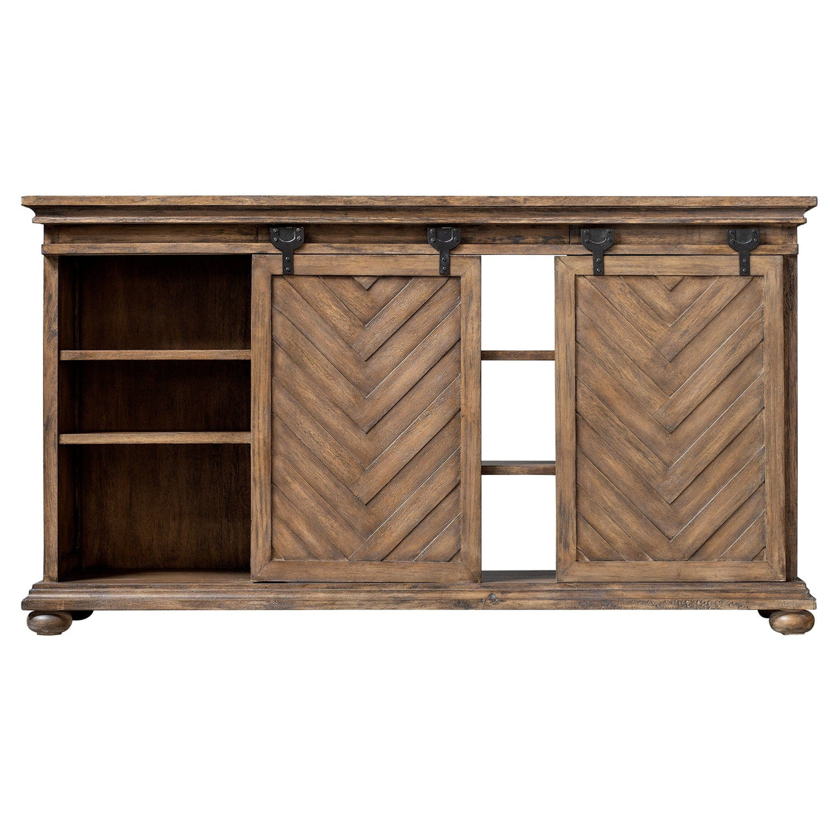 Uttermost Living Primalia Barn Door Media Console House of Isabella UK