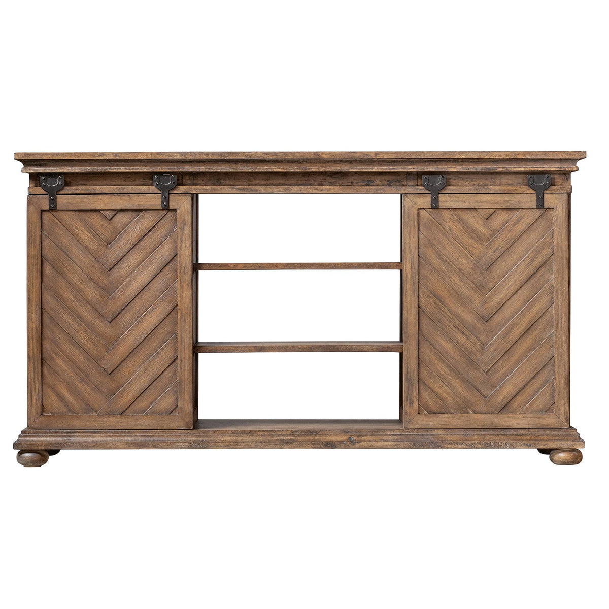 Uttermost Living Primalia Barn Door Media Console House of Isabella UK