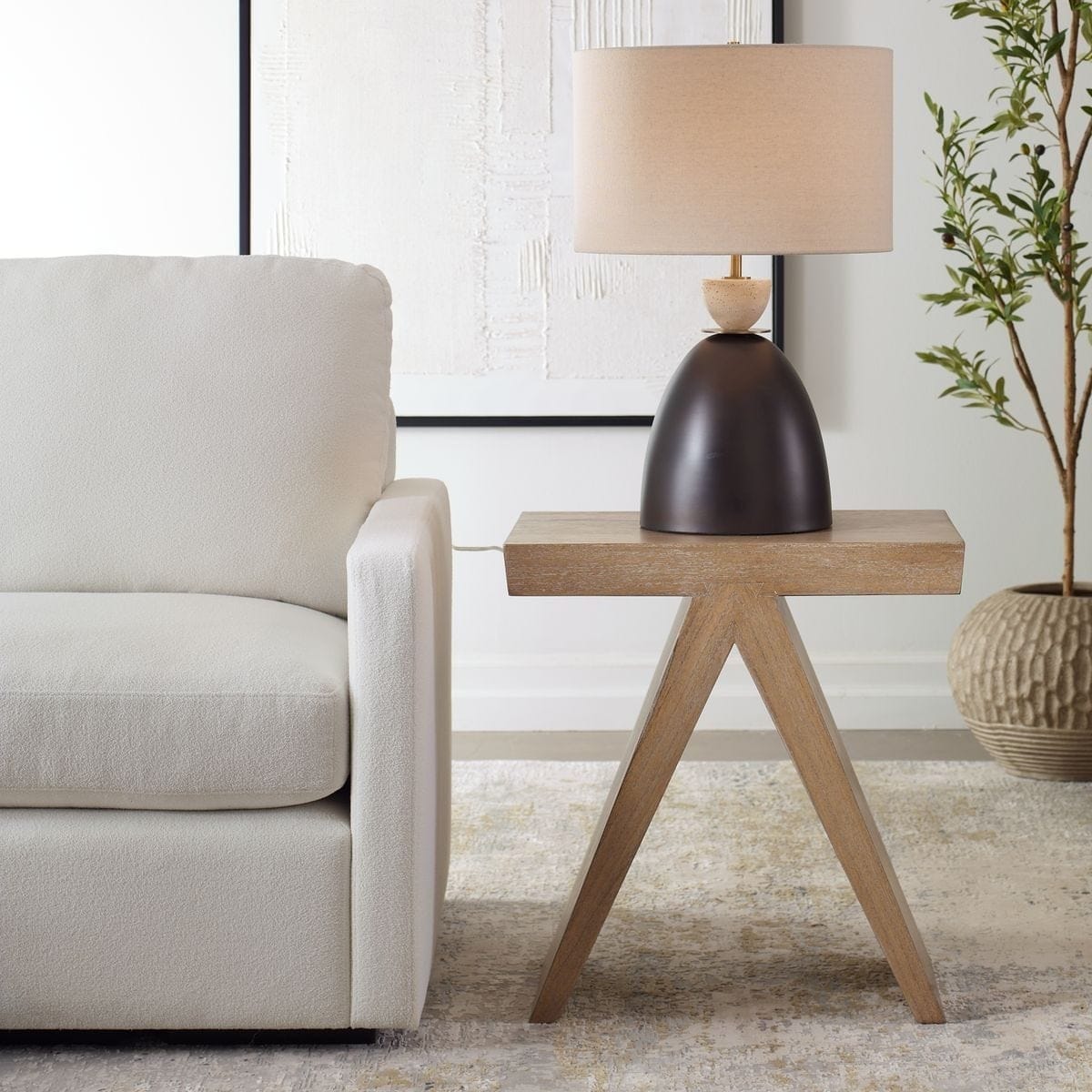 Uttermost Living Pruitt Modern Accent Table House of Isabella UK