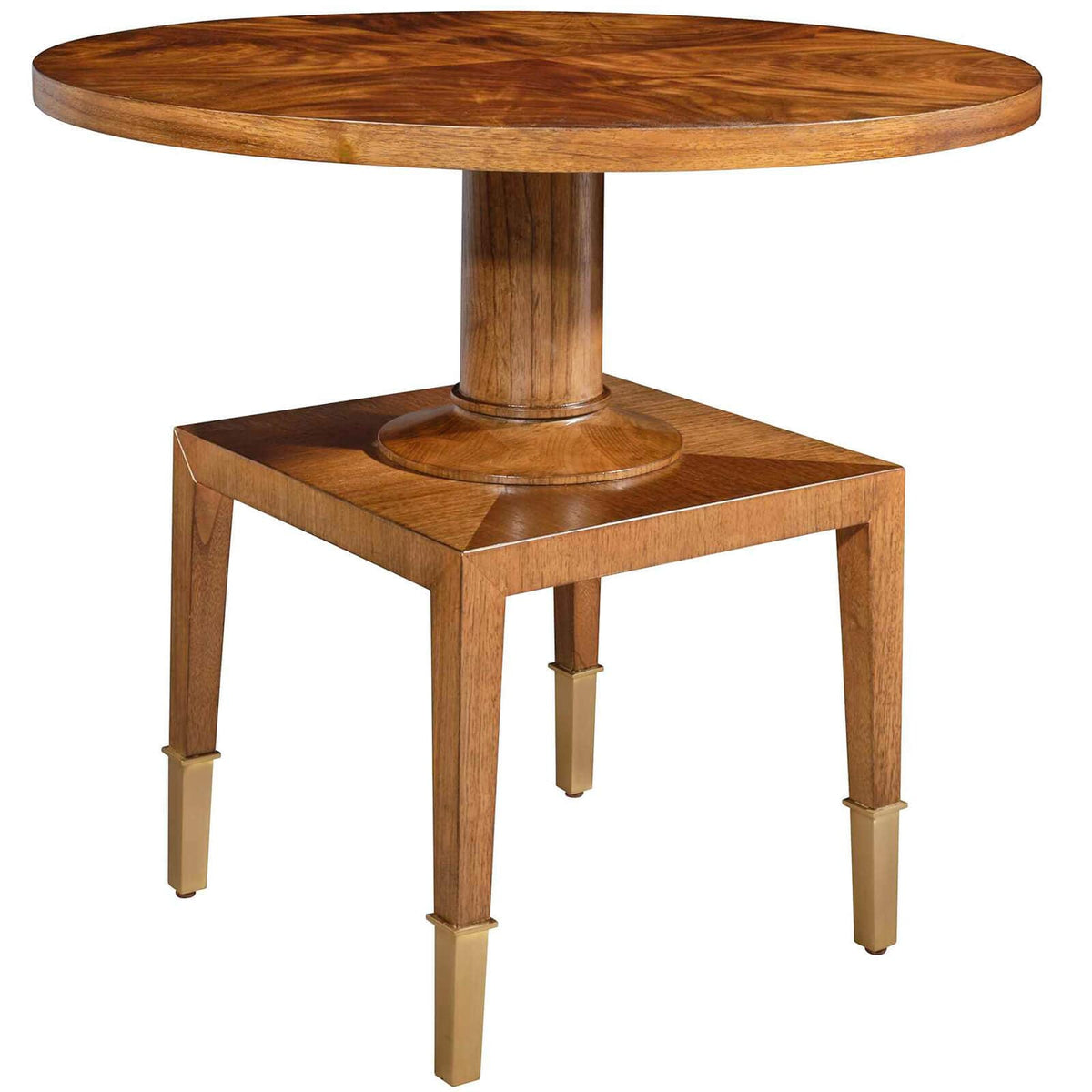 Uttermost Living Put You On A Pedestal Side Table in Golden Brown House of Isabella UK