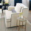 Uttermost Living Put You On A Pedestal Side Table in True Blue House of Isabella UK