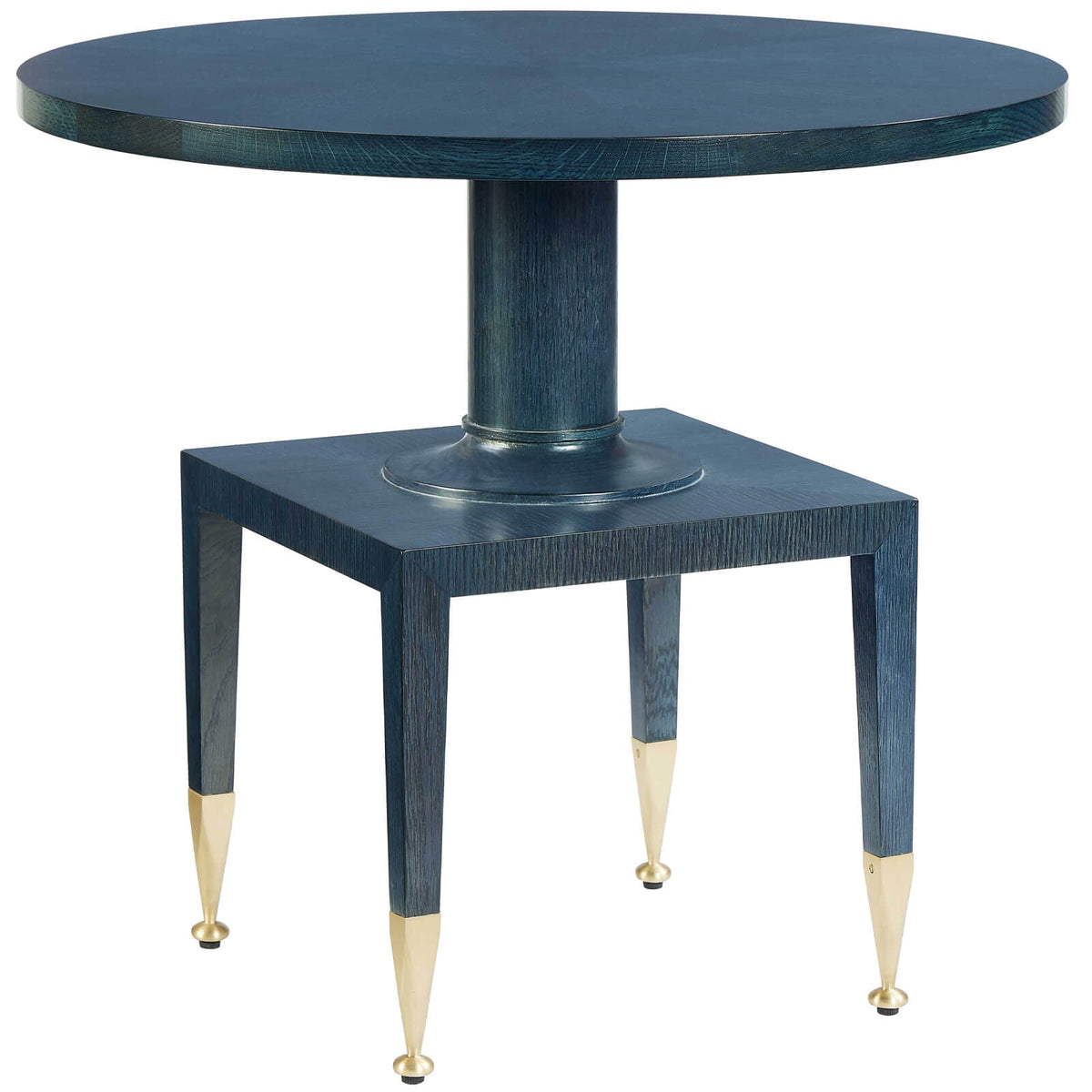 Uttermost Living Put You On A Pedestal Side Table in True Blue House of Isabella UK