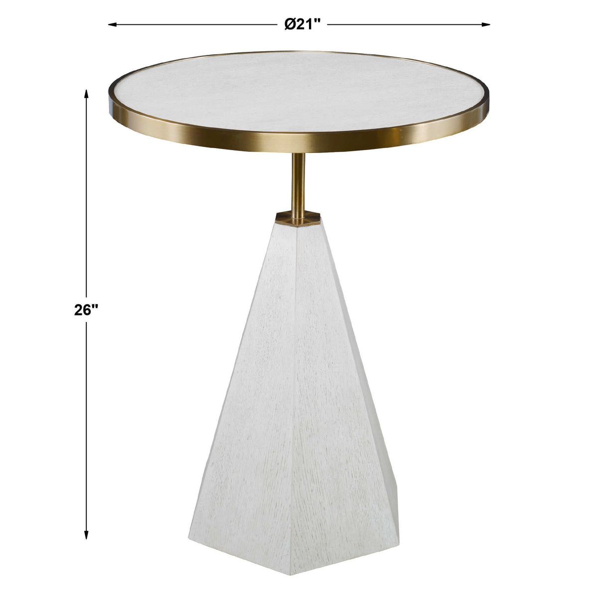 Uttermost Living Pylon Side Table House of Isabella UK