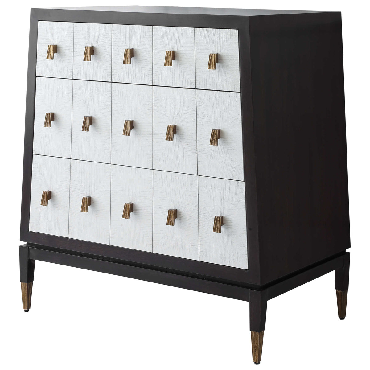 Uttermost Living Pyramid Chest of Drawers in White House of Isabella UK