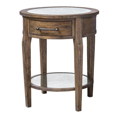 Uttermost Living Raelynn Wood Lamp Table House of Isabella UK