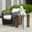 Uttermost Living Reade Indoor-Outdoor Accent Table in Brass House of Isabella UK