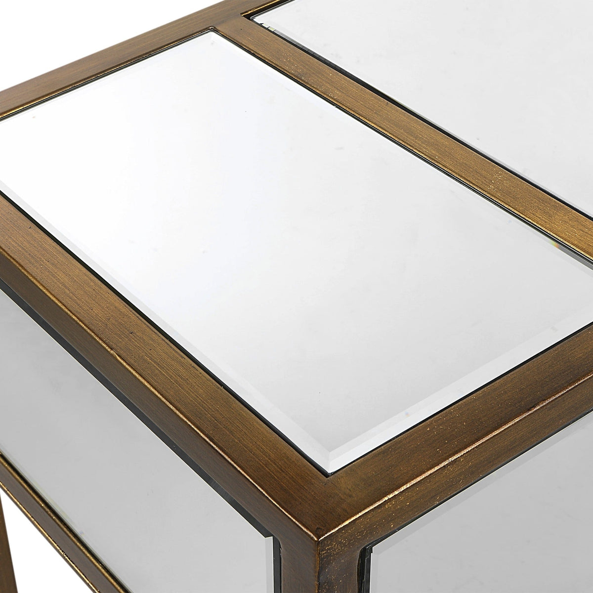 Uttermost Living Reflect Mirrored Console Table House of Isabella UK