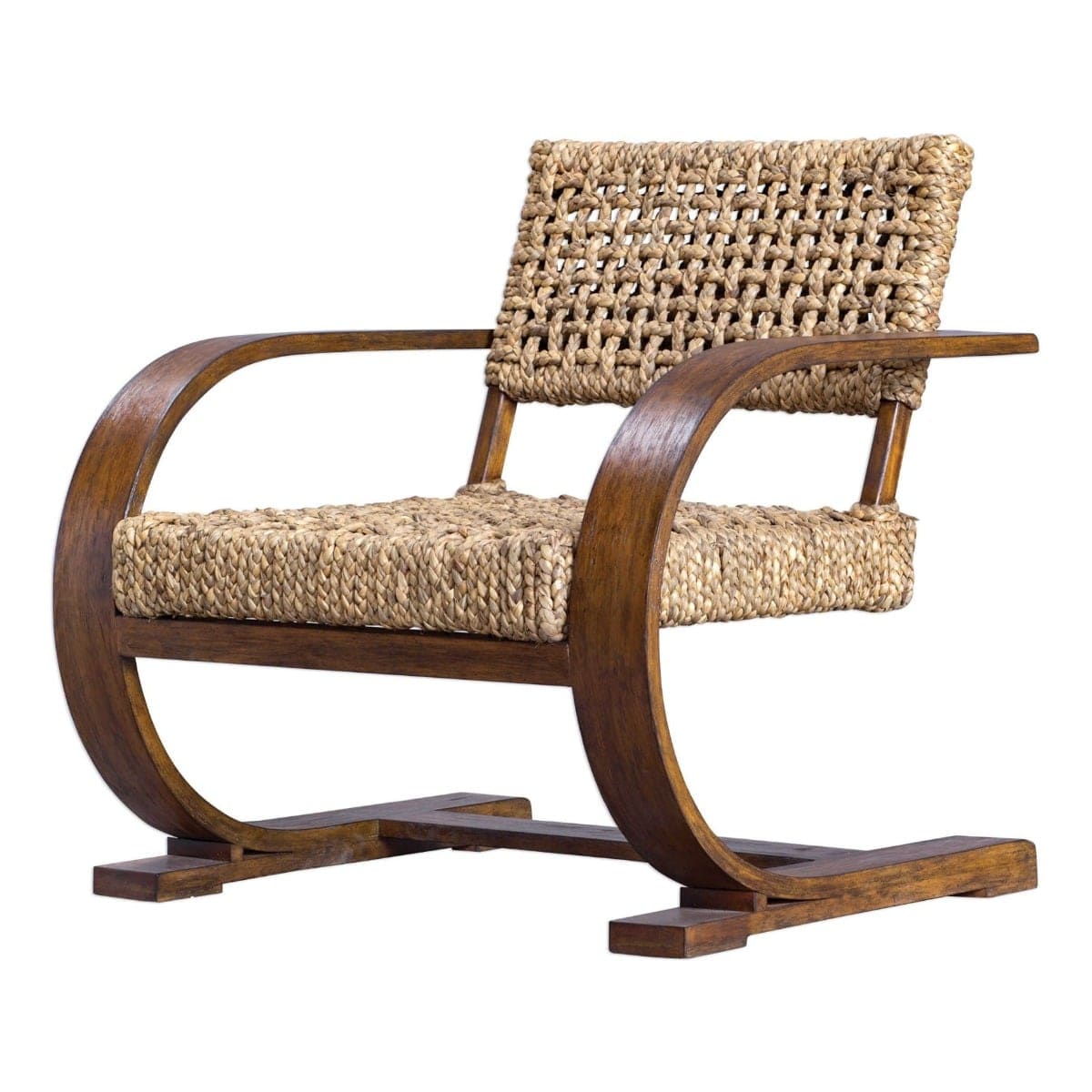 Uttermost Living Rehema Accent Chair in Pecan House of Isabella UK