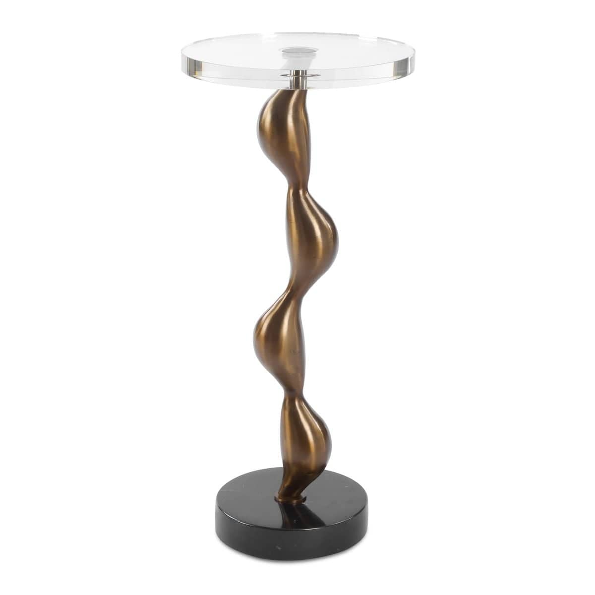 Uttermost Living Remolino Bronze Drink Table House of Isabella UK