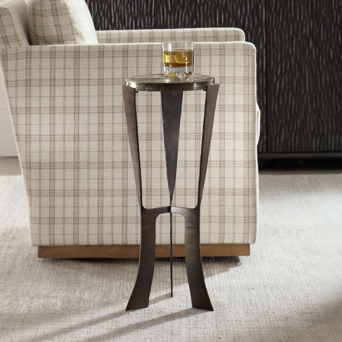 Uttermost Living Renaud Drink Table in Dark Bronze House of Isabella UK