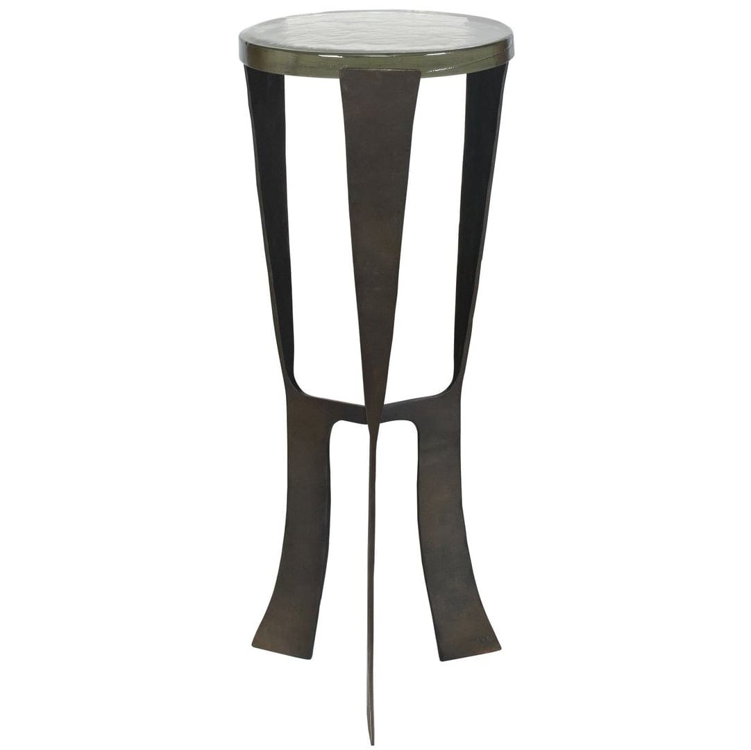 Uttermost Living Renaud Drink Table in Dark Bronze House of Isabella UK