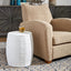 Uttermost Living Resort White Accent Stool House of Isabella UK