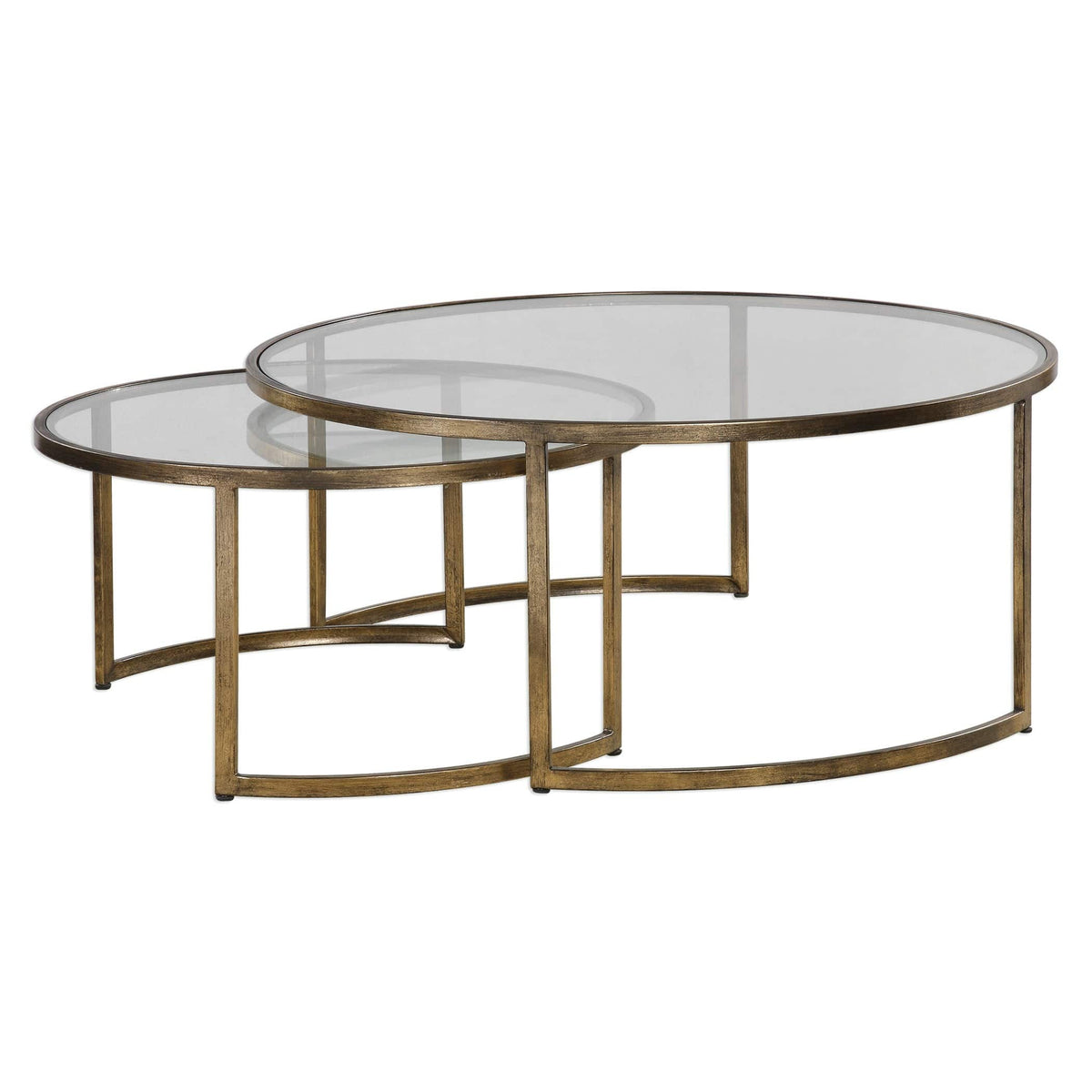 Uttermost Living Rhea Nested Coffee Tables Set of 2 House of Isabella UK