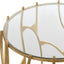 Uttermost Living Ritual Round Gold Side Table House of Isabella UK
