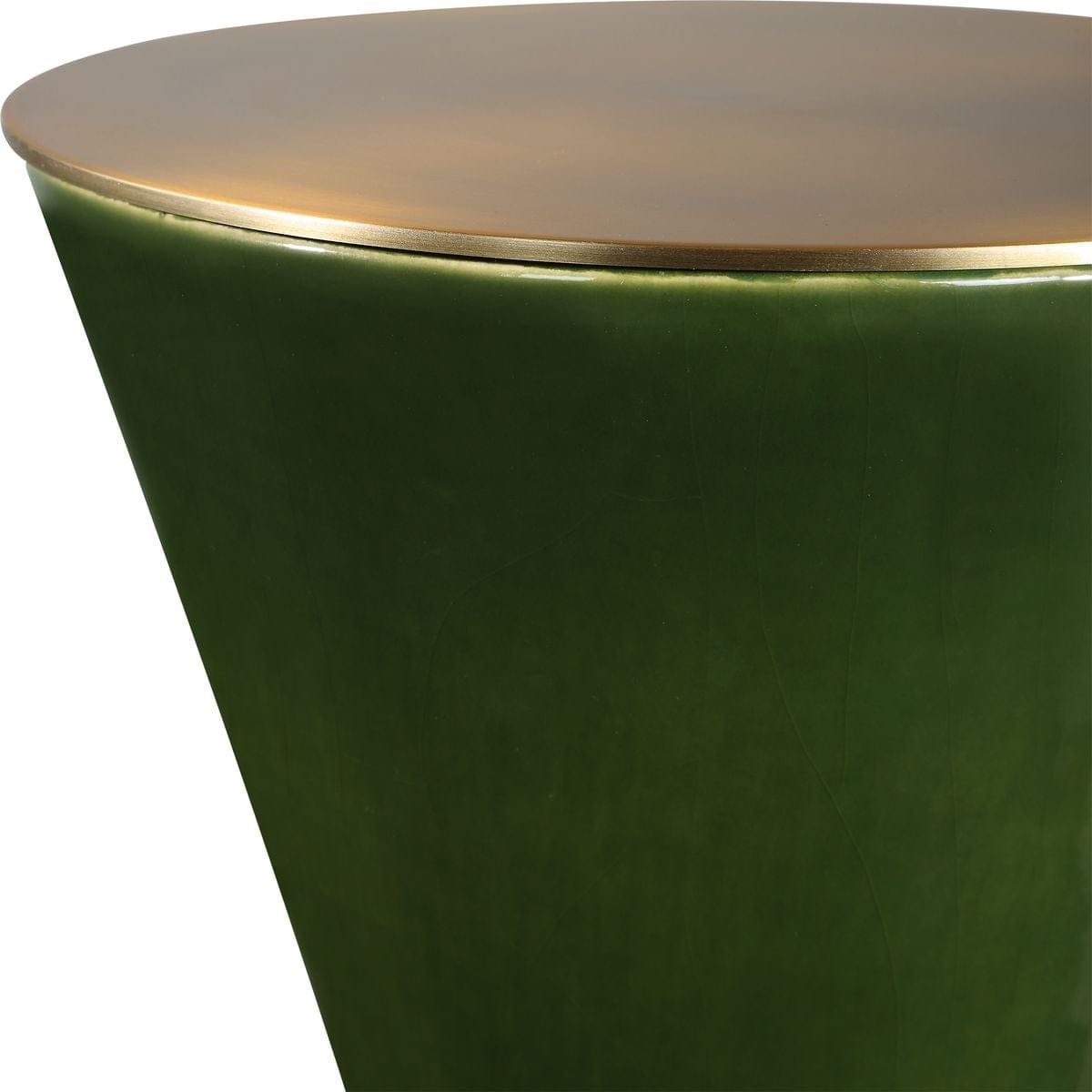 Uttermost Living Ronde Jade Green Drink Table House of Isabella UK