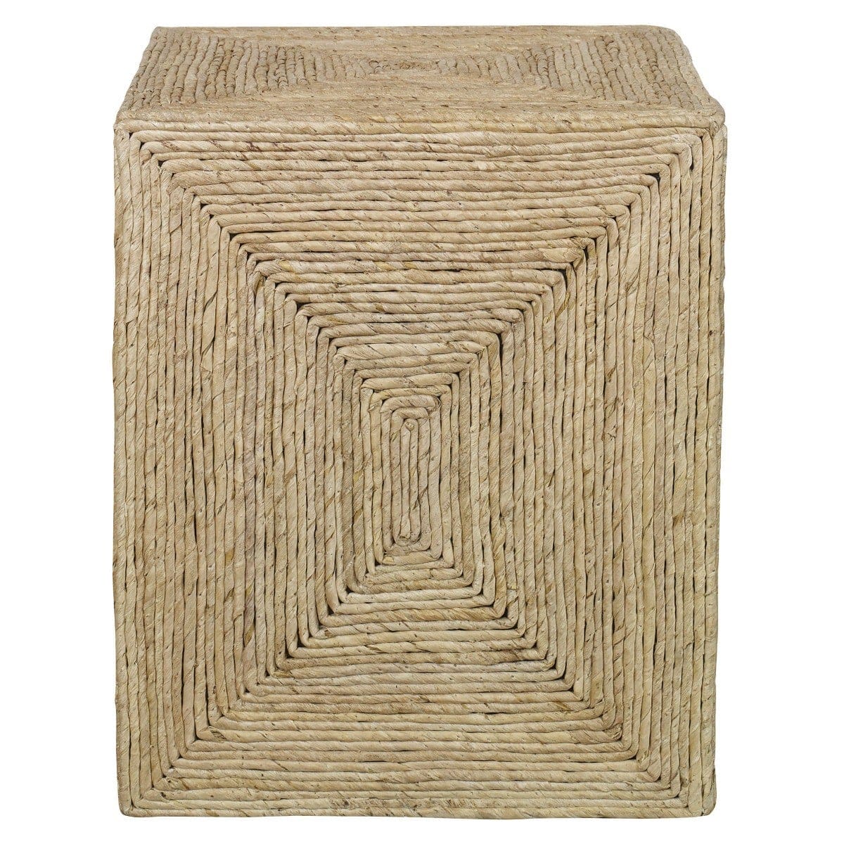 Uttermost Living Rora Coastal Woven Side Table House of Isabella UK