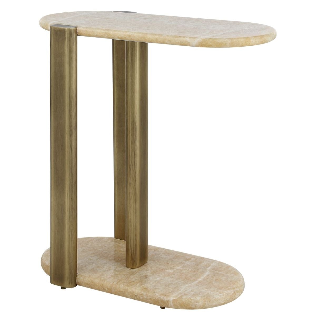 Uttermost Living Rounded Cantilever Accent Table House of Isabella UK