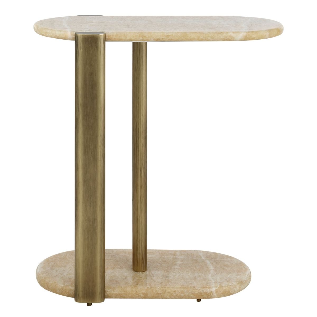 Uttermost Living Rounded Cantilever Accent Table House of Isabella UK