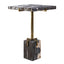 Uttermost Living Rowman Petrified Wood Accent Table House of Isabella UK