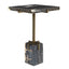 Uttermost Living Rowman Petrified Wood Accent Table House of Isabella UK