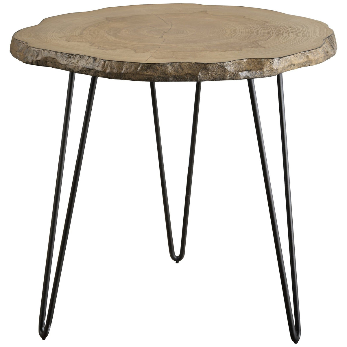 Uttermost Living Runay Wood Slab Side Table House of Isabella UK
