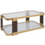 Uttermost Living Ryles Glass Coffee Table House of Isabella UK