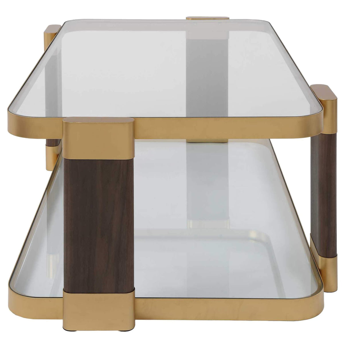 Uttermost Living Ryles Glass Coffee Table House of Isabella UK