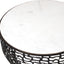 Uttermost Living Sabena White Marble Outdoor Coffee Table House of Isabella UK