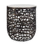 Uttermost Living Sabena White Marble Outdoor Side Table House of Isabella UK