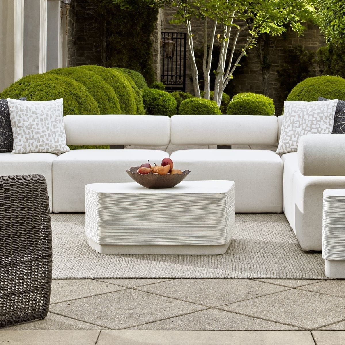 Uttermost Living Saltwater Concrete Coffee Table in White House of Isabella UK