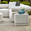 Uttermost Living Saltwater Concrete Indoor-Outdoor Side Table House of Isabella UK