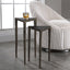 Uttermost Living Samiria Triangular Accent Tables, S/2 House of Isabella UK