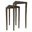 Uttermost Living Samiria Triangular Accent Tables, S/2 House of Isabella UK