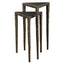 Uttermost Living Samiria Triangular Accent Tables, S/2 House of Isabella UK