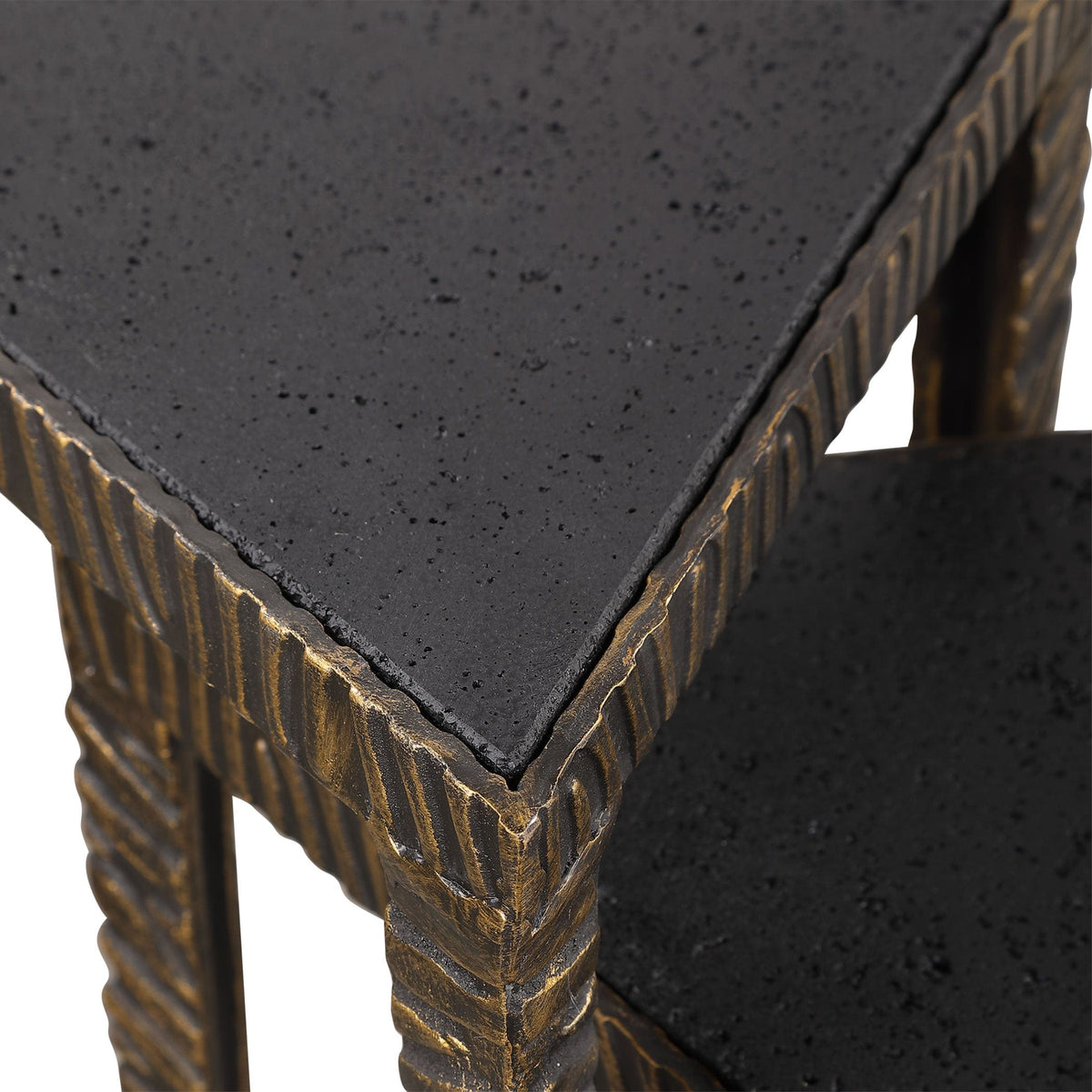 Uttermost Living Samiria Triangular Accent Tables, S/2 House of Isabella UK
