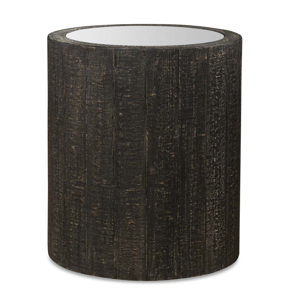 Uttermost Living Sequoia Mirrored Drum Table House of Isabella UK