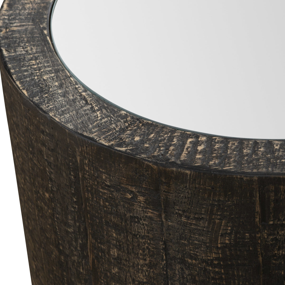 Uttermost Living Sequoia Mirrored Drum Table House of Isabella UK