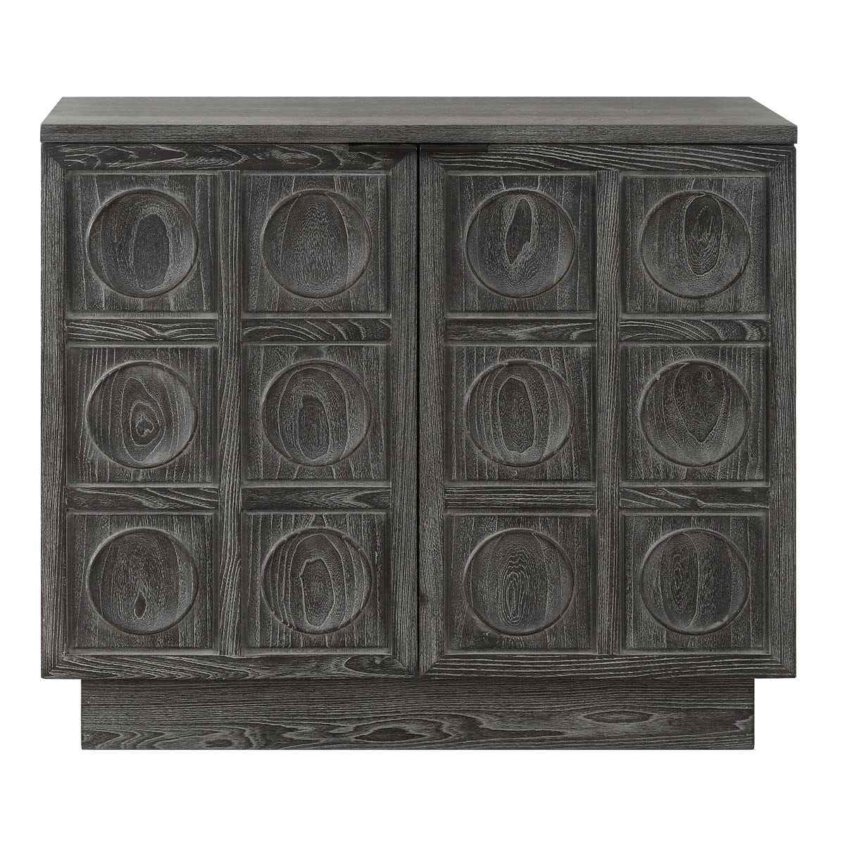 Uttermost Living Shelby 2 Door Ebony Stained Cabinet House of Isabella UK