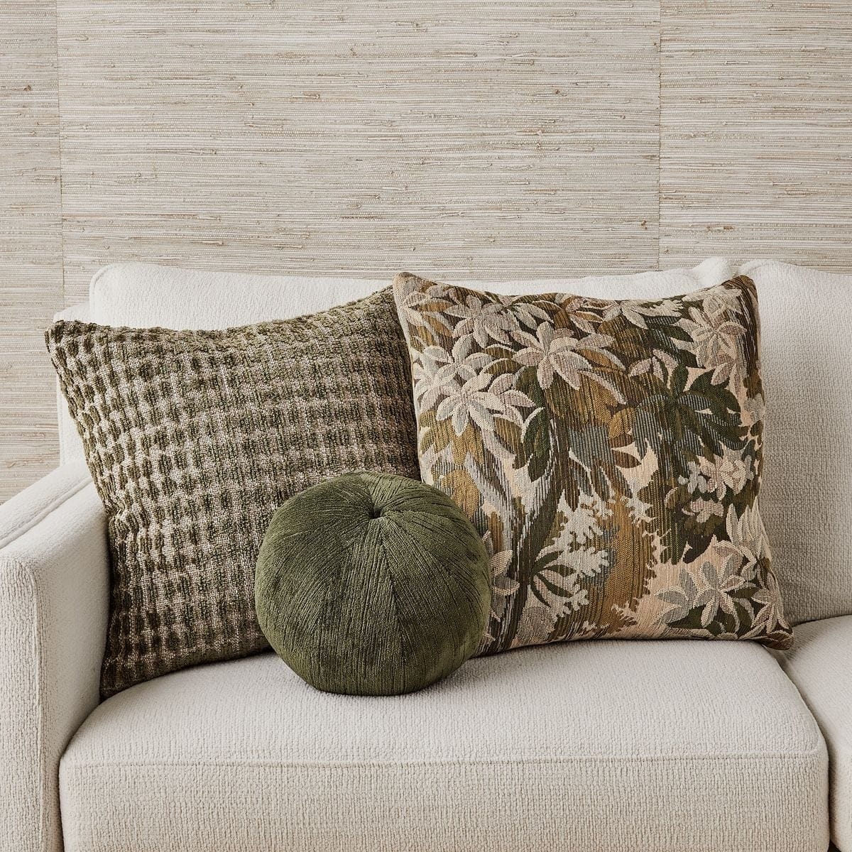 Uttermost Living Sherwood Forest Cushion in Green House of Isabella UK