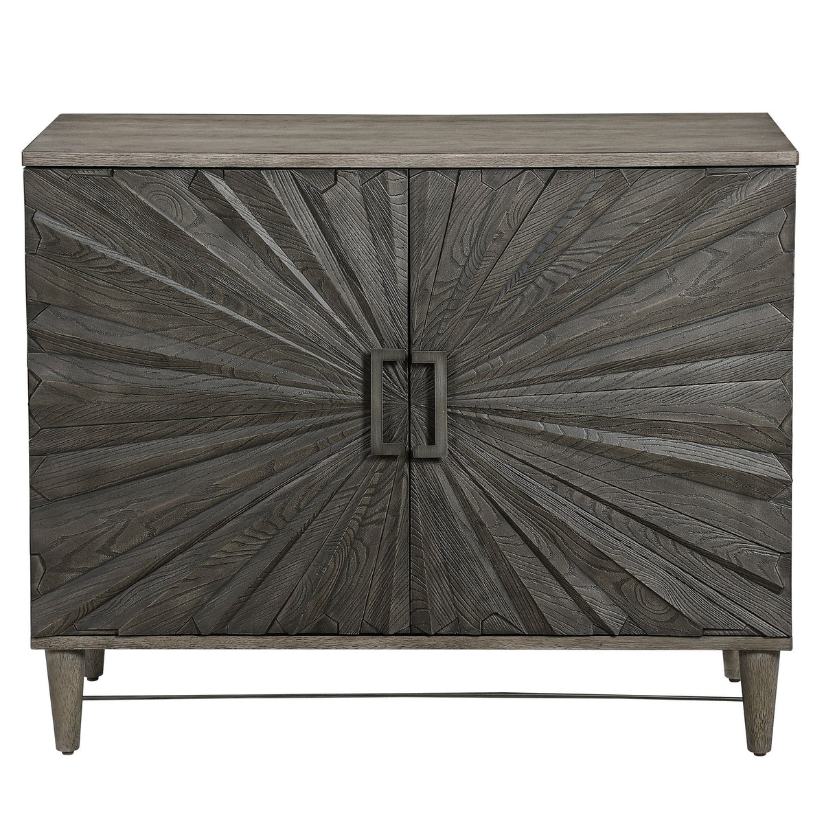 Uttermost Living Shield Gray Oak 2 Door Cabinet House of Isabella UK