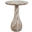 Uttermost Living Shura Indoor-Outdoor Accent Table in Marble House of Isabella UK