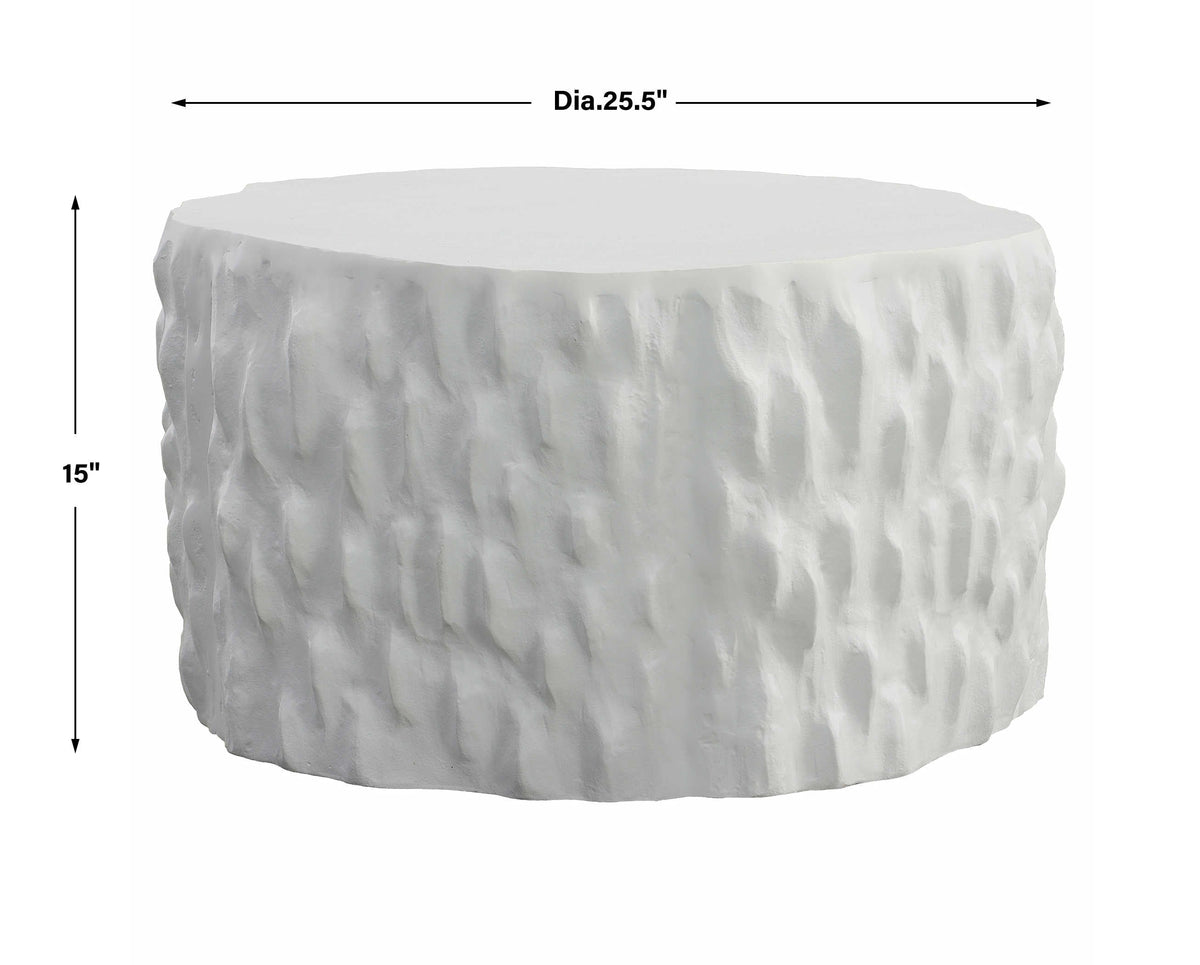 Uttermost Living Snowbank Accent Table - Low House of Isabella UK