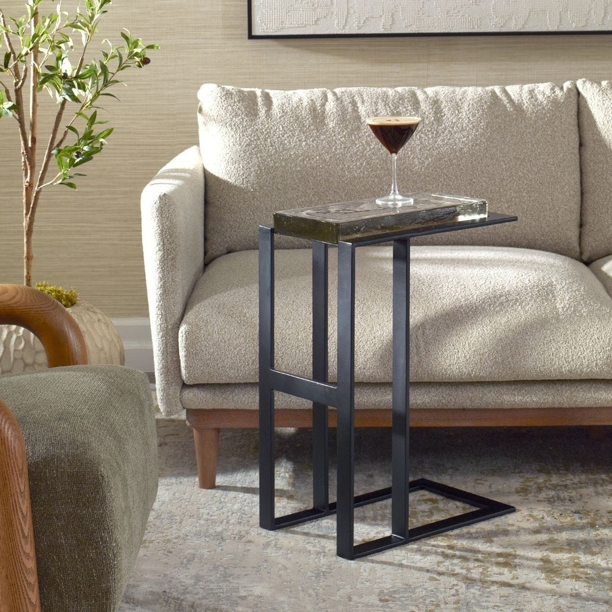 Uttermost Living Soma Black Accent Table House of Isabella UK
