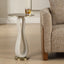 Uttermost Living Sonia Modern Accent Table in Brass House of Isabella UK