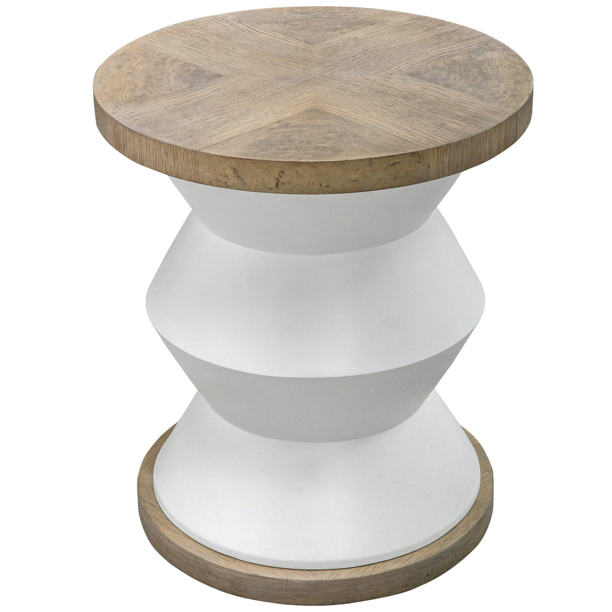 Uttermost Living Spool Geometric Side Table House of Isabella UK