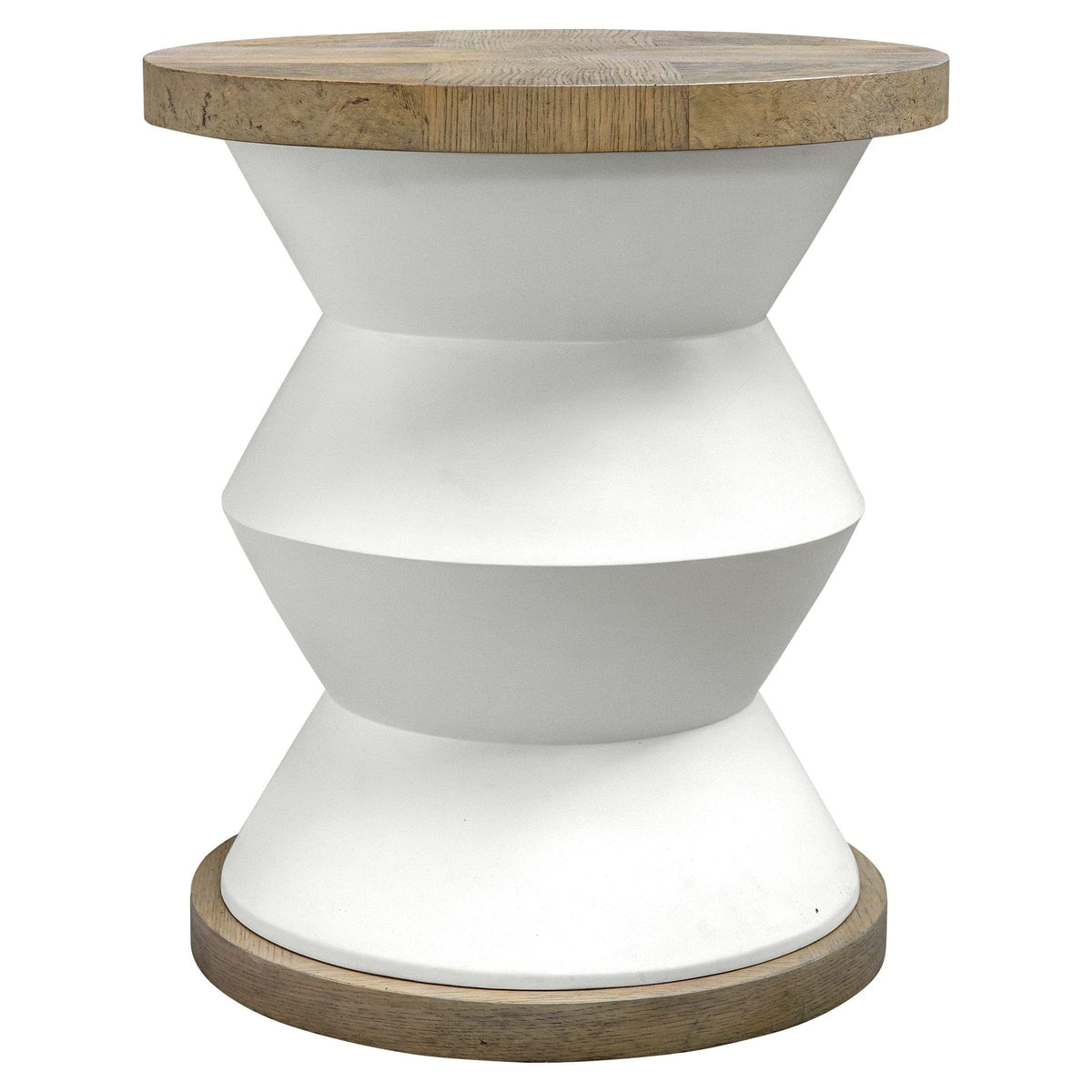 Uttermost Living Spool Geometric Side Table House of Isabella UK