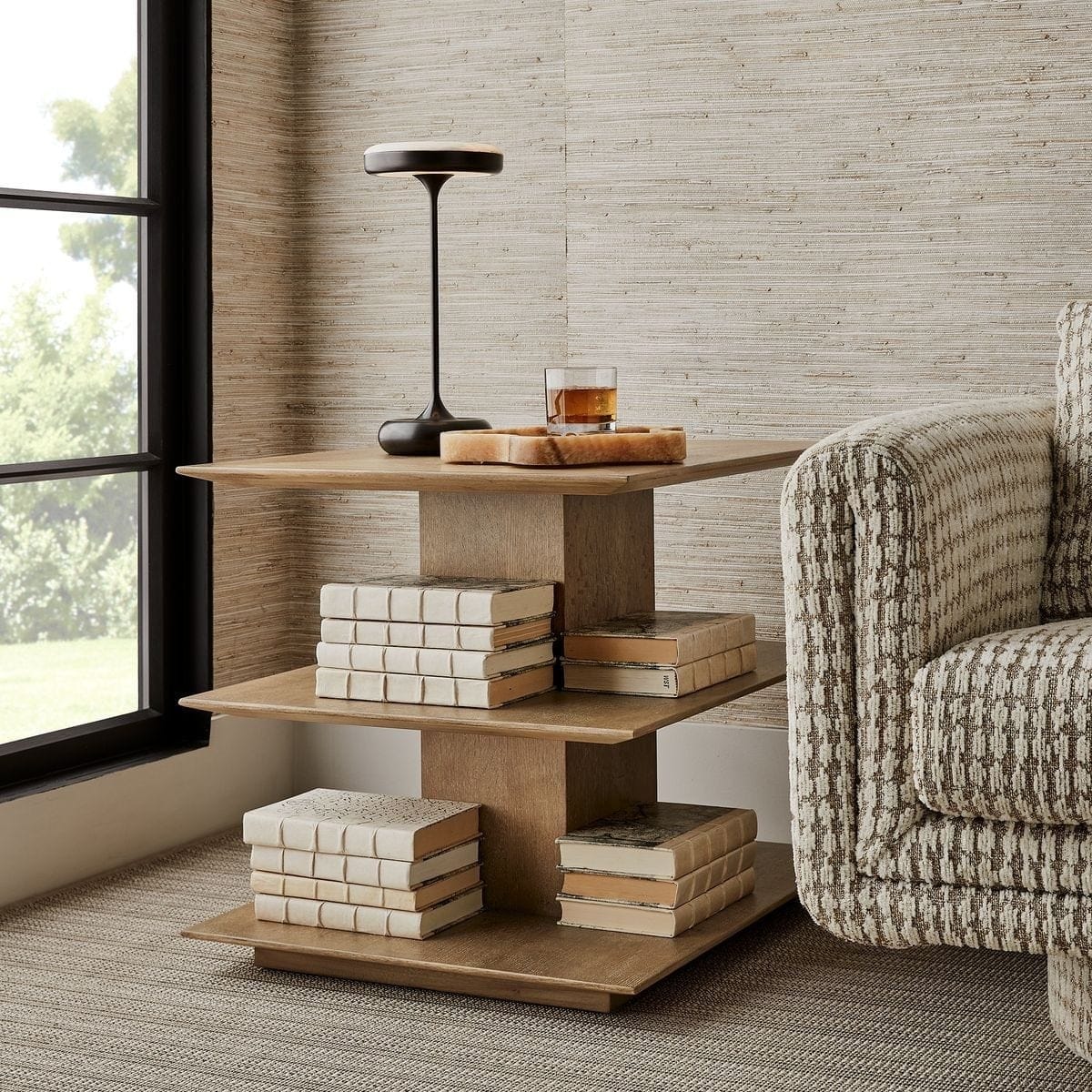 Uttermost Living Stash It Side Table - Blonde House of Isabella UK