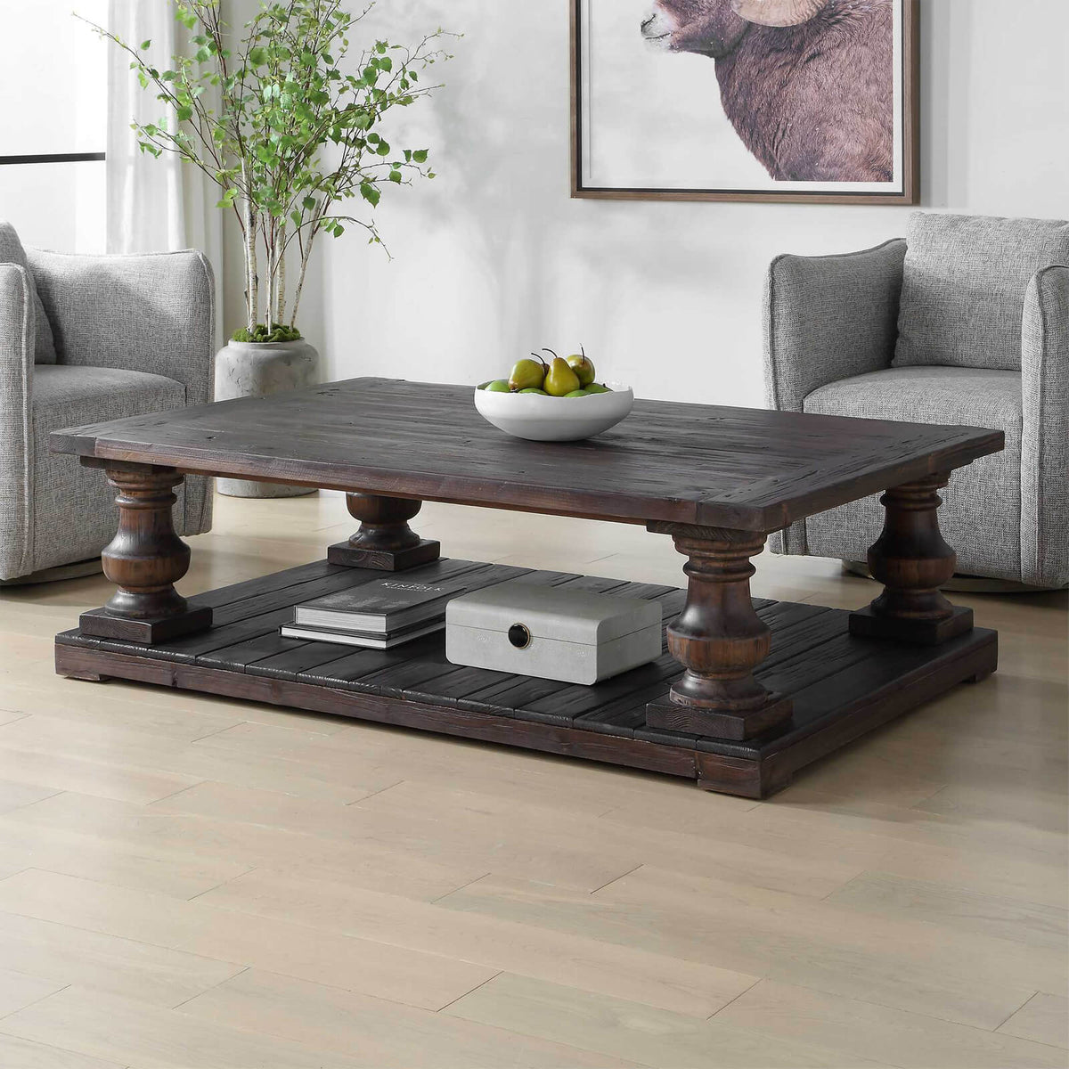 Uttermost Living Stratford Coffee Table in Walnut House of Isabella UK